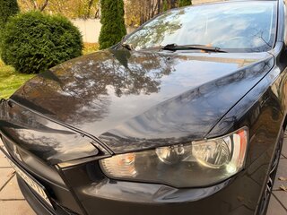 2011 Mitsubishi Lancer X Рестайлинг, чёрный, 615000 рублей, вид 4