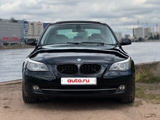 2008 BMW 5 серии 525i V (E60/E61) Рестайлинг, чёрный, 1270000 рублей, вид 1