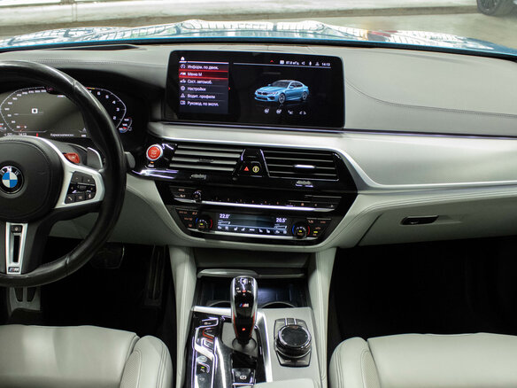 2020 BMW M5 Competition VI (F90) Рестайлинг, голубой, 9469000 рублей - вид 12