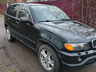 2002 BMW X5 3.0d I (E53), чёрный, 1100000 рублей, вид 3