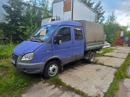 2004 ГАЗ ГАЗель (33023/330273) Фермер, синий, 350000 рублей, вид 1