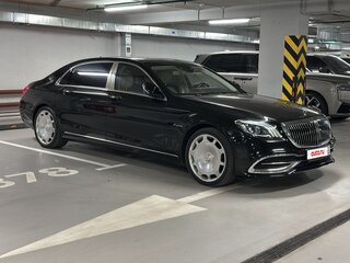 2017 Mercedes-Benz Maybach S-Класс 560 I (X222) Рестайлинг, чёрный, 7600000 рублей, вид 3