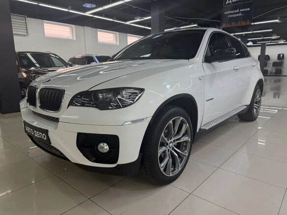 2009 BMW X6 35i 6-speed I (E71), белый, 1550000 рублей