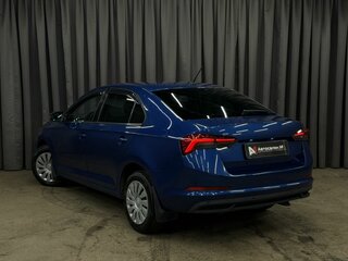 2021 Skoda Rapid II, синий, 1299999 рублей, вид 4