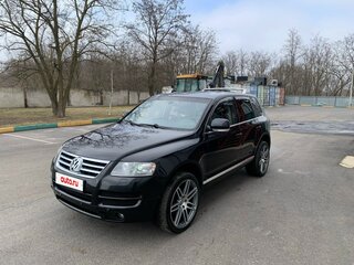 2006 Volkswagen Touareg I, чёрный, 990000 рублей, вид 1