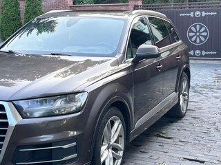 2017 Audi Q7 II (4M), коричневый, 3210000 рублей, вид 1