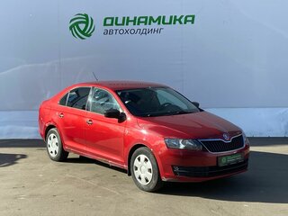 2014 Skoda Rapid I, красный, 675000 рублей, вид 3