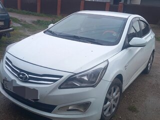 2014 Hyundai Solaris I Рестайлинг, белый, 899999 рублей, вид 1