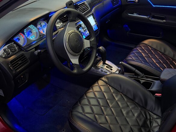 2006 Mitsubishi Lancer IX Рестайлинг, красный, 540000 рублей - вид 11