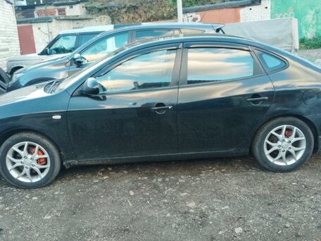 2008 Hyundai Elantra IV (HD), чёрный, вид 4