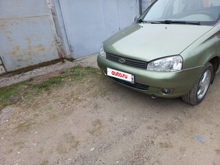 2011 Lada (ВАЗ) Kalina I, зелёный, 405000 рублей, вид 2