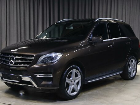 2014 Mercedes-Benz M-Класс 300 III (W166), коричневый, 2099000 рублей, вид 1