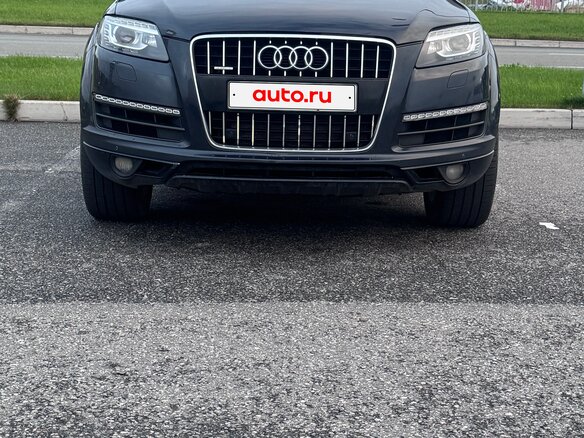 2012 Audi Q7 I (4L) Рестайлинг, синий, 1900000 рублей - вид 2