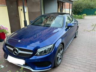 2015 Mercedes-Benz C-Класс 180 IV (W205), синий, 3499000 рублей, вид 1