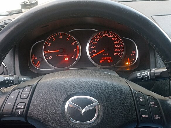 2006 Mazda 6 I (GG) Рестайлинг, чёрный, 350000 рублей - вид 10
