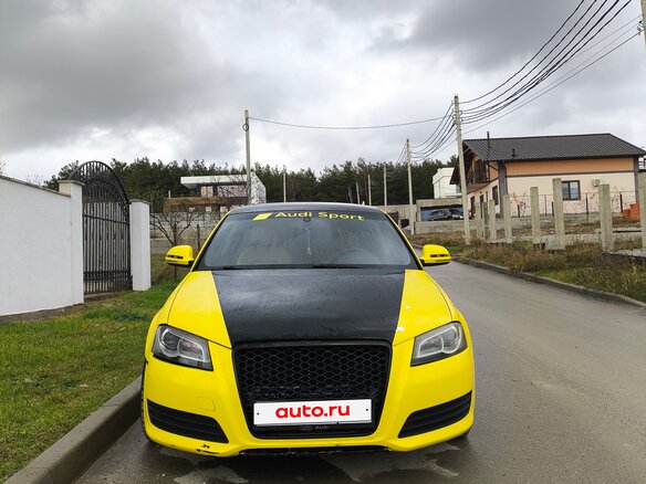 2005 Audi A3 II (8P) Рестайлинг 1, жёлтый, 1250000 рублей - вид 2