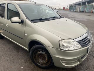 2013 Renault Logan I Рестайлинг, бежевый, 450000 рублей, вид 2