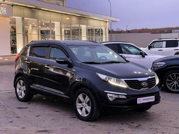 2011 Kia Sportage III, чёрный, 909000 рублей - вид 2