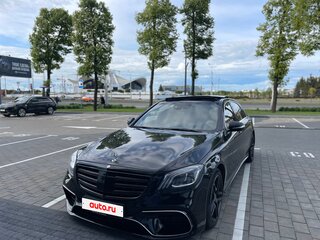 2015 Mercedes-Benz S-Класс 350 CDI BlueTEC Long 7G-TRONIC VI (W222, C217), чёрный, 2460000 рублей, вид 2
