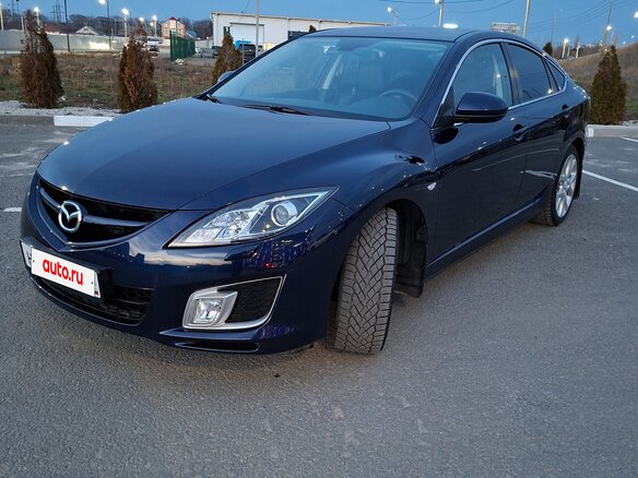 2008 Mazda 6 II (GH), синий, 1700000 рублей