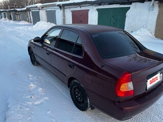 2008 Hyundai Accent ТагАЗ II, красный, 399969 рублей, вид 5