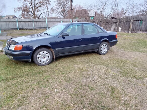 1991 Audi 100 IV (C4), синий, 320000 рублей - вид 13