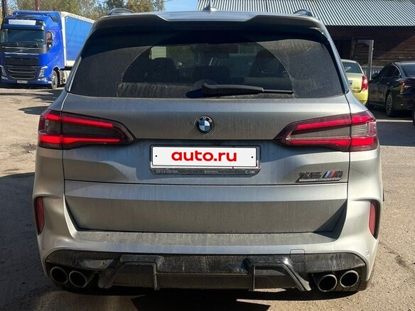 2021 BMW X5 M Competition III (F95), серый - вид 3