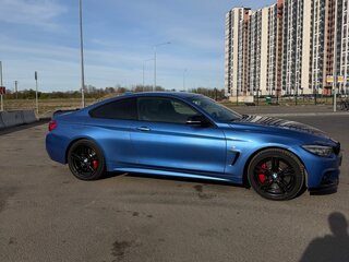 2017 BMW 4 серии 430i xDrive F32/F33/F36 Рестайлинг, синий, 2250000 рублей, вид 4