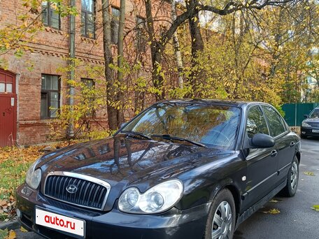 2005 Hyundai Sonata ТагАЗ IV (EF) Рестайлинг, чёрный, 225000 рублей, вид 1