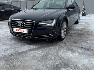 2011 Audi A8 Long III (D4), синий, 1555000 рублей, вид 1