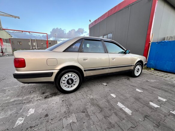 1991 Audi 100 IV (C4), золотистый, 250000 рублей - вид 3