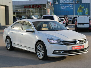 2016 Volkswagen Passat (North America and China) I Рестайлинг, белый, 1669000 рублей, вид 3