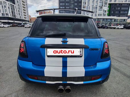 2007 Mini Hatch Cooper S II (R56), синий, 1050000 рублей, вид 5