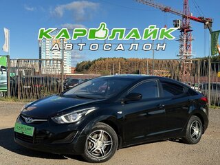 2015 Hyundai Elantra V (MD) Рестайлинг, чёрный, 1049000 рублей, вид 2