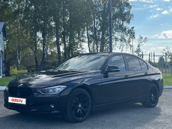 2014 BMW 3 серии 316i VI (F3x), чёрный, 1550000 рублей