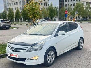 2016 Hyundai Solaris I Рестайлинг, белый, 845000 рублей, вид 1