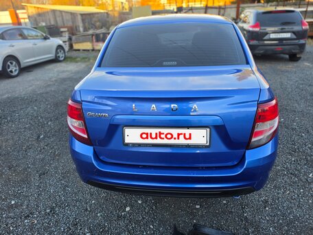 2020 Lada (ВАЗ) Granta I Рестайлинг, синий, 555000 рублей, вид 4