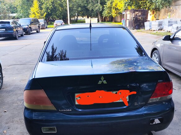 2005 Mitsubishi Lancer IX, синий, 280000 рублей - вид 2