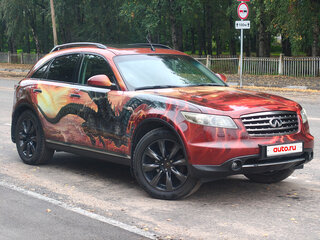 2007 Infiniti FX35 I (S50) Рестайлинг, оранжевый, 1100000 рублей, вид 5