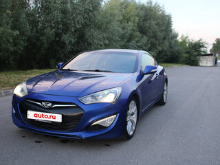 2013 Hyundai Genesis Coupe I Рестайлинг, синий, 1400000 рублей, вид 1