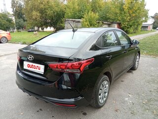 2021 Hyundai Solaris II Рестайлинг, чёрный, 1325000 рублей, вид 5
