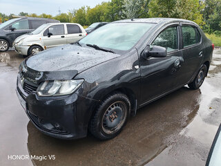 2017 Renault Logan II, чёрный, 680000 рублей, вид 1