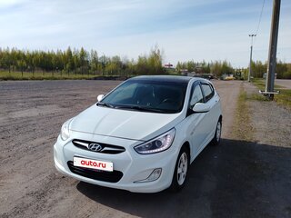 2014 Hyundai Solaris I, белый, 820000 рублей, вид 1
