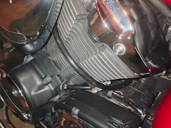 2009 Yamaha XVS1300, красный, 630000 рублей - вид 12