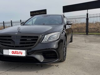 2017 Mercedes-Benz S-Класс AMG 63 AMG Long III (W222, C217) Рестайлинг, чёрный, 8500000 рублей, вид 1