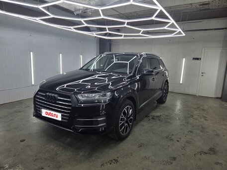 2015 Audi Q7 II (4M), чёрный, 3090000 рублей, вид 1