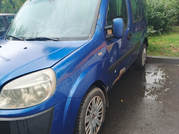 2011 Fiat Doblo I Рестайлинг, синий, 450000 рублей