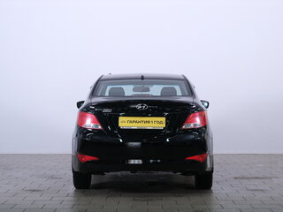 2016 Hyundai Solaris I Рестайлинг, чёрный, 999000 рублей, вид 5