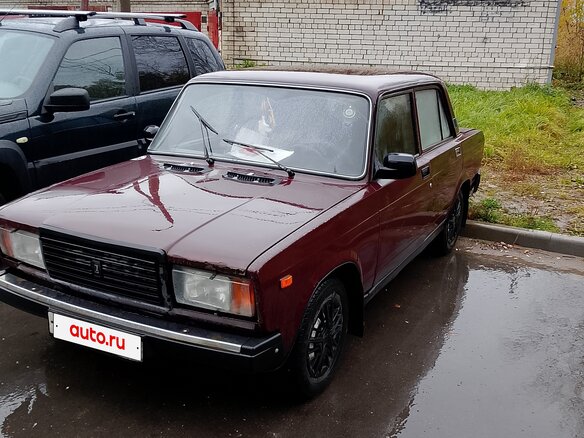 2008 Lada (ВАЗ) 2107, пурпурный, 95000 рублей