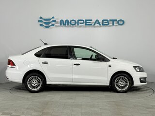 2018 Volkswagen Polo V Рестайлинг, белый, 1150000 рублей, вид 4